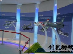 西安军事展厅系列飞机模型